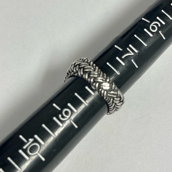 Sara Blaine Sterling Silver Pearl Ring Size 8 - Picture 3 of 10